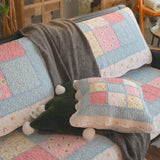 Vintage Rose Patchwork Cushion Covers