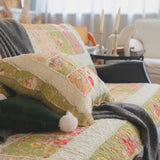 Vintage Rose Patchwork Cushion Covers