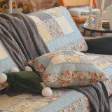Vintage Rose Patchwork Cushion Covers