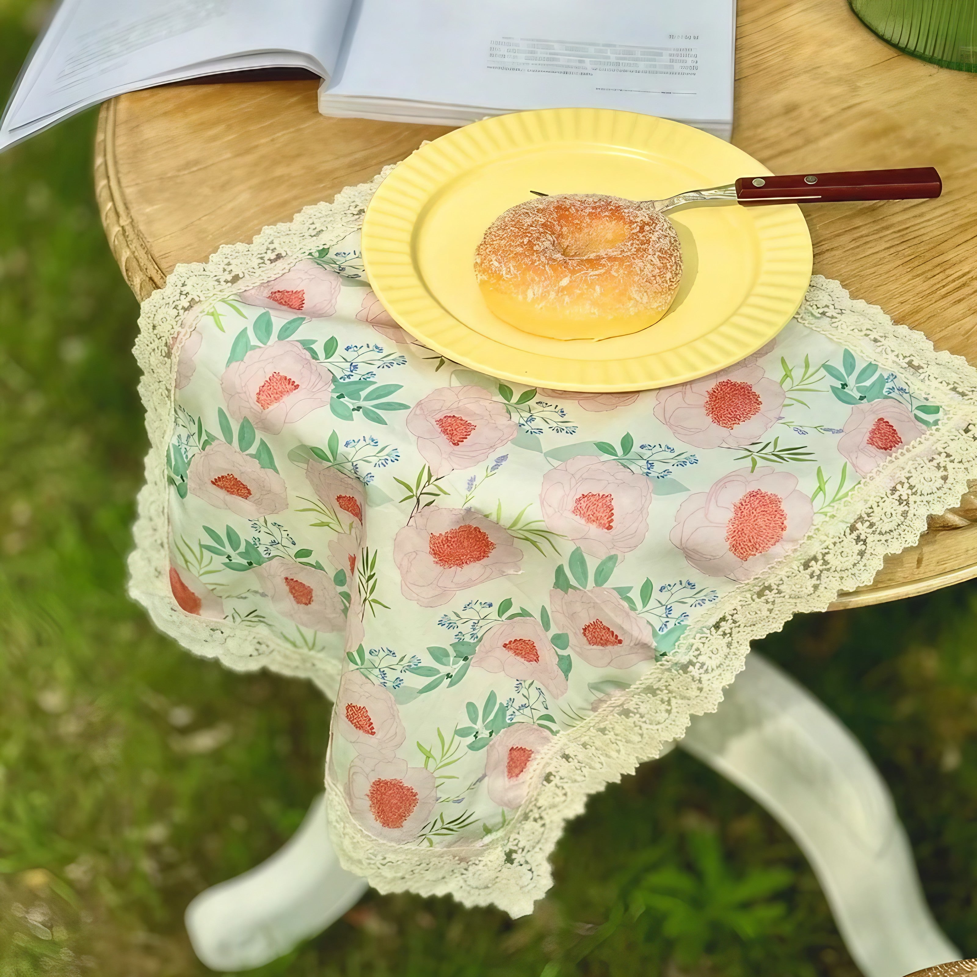 Vintage Rosebud Lace Placemats