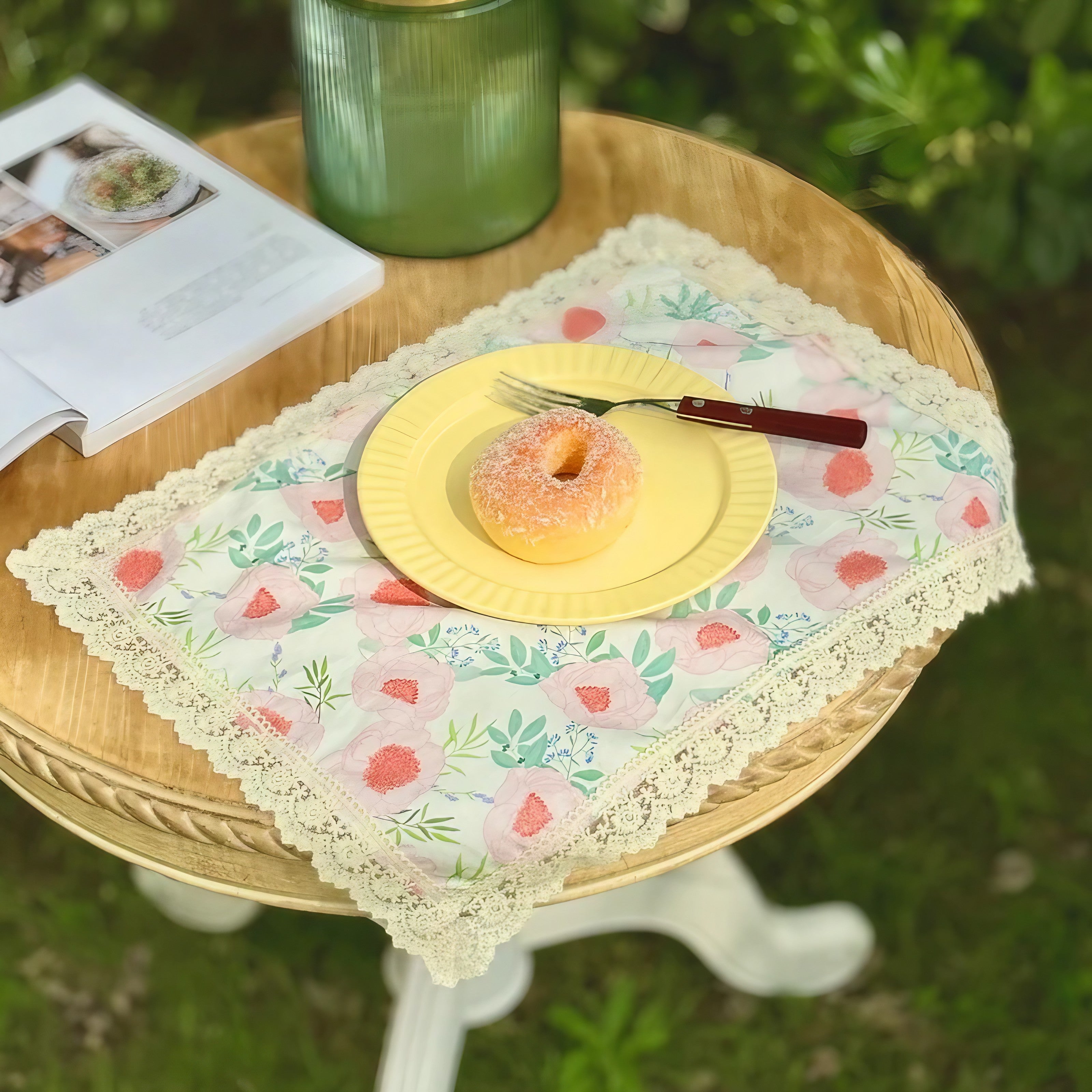 Vintage Rosebud Lace Placemats