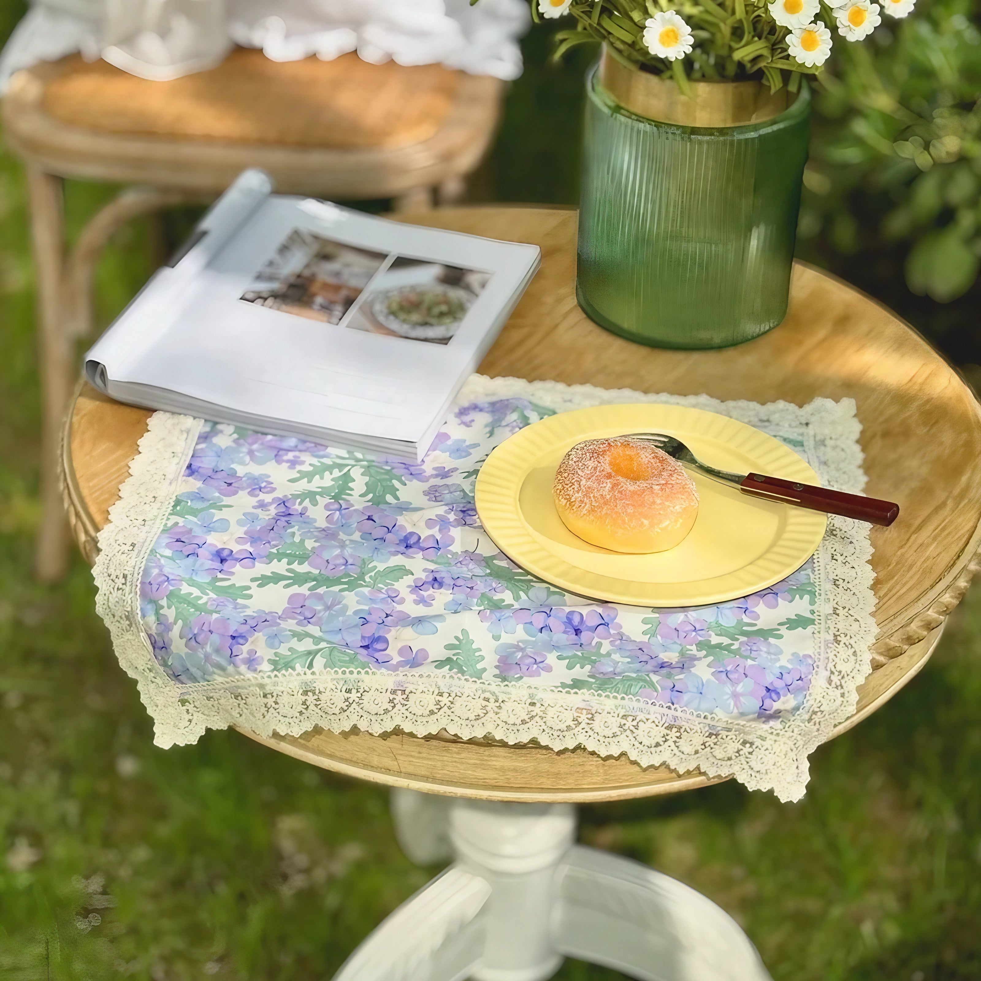 Vintage Rosebud Lace Placemats