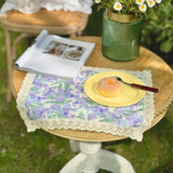 Vintage Rosebud Lace Placemats