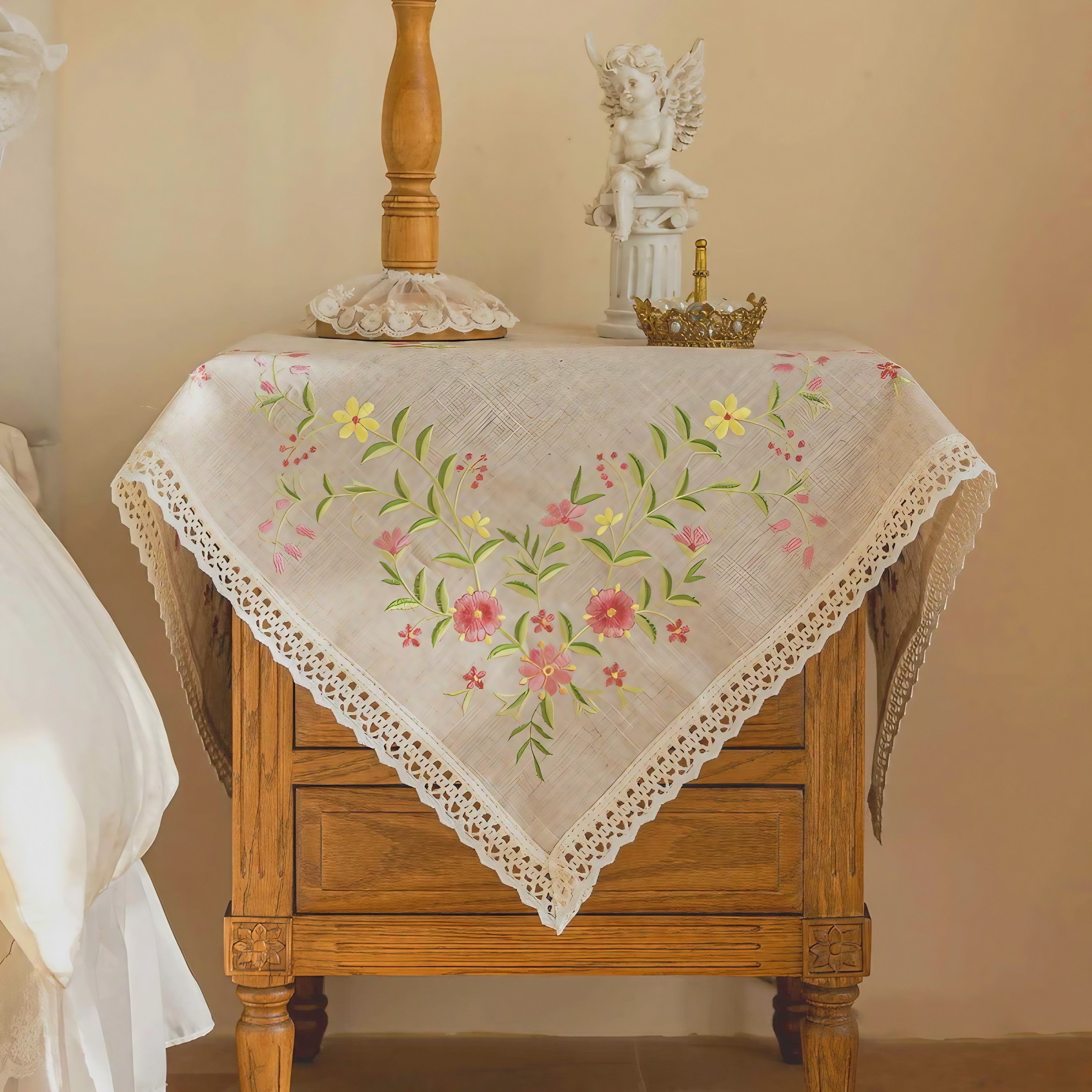 Vintage Wildflower Tablecloth