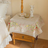 Vintage Wildflower Tablecloth