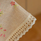 Vintage Wildflower Tablecloth