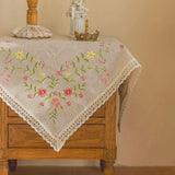 Vintage Wildflower Tablecloth