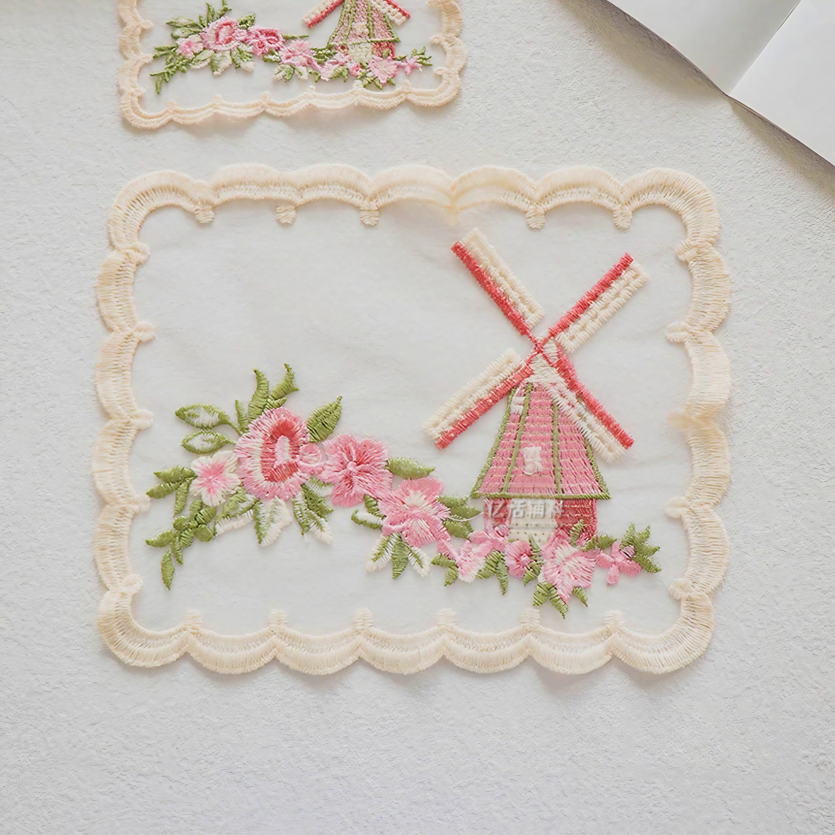 Vintage Windmill Lace Coaster