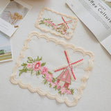 Vintage Windmill Lace Coaster
