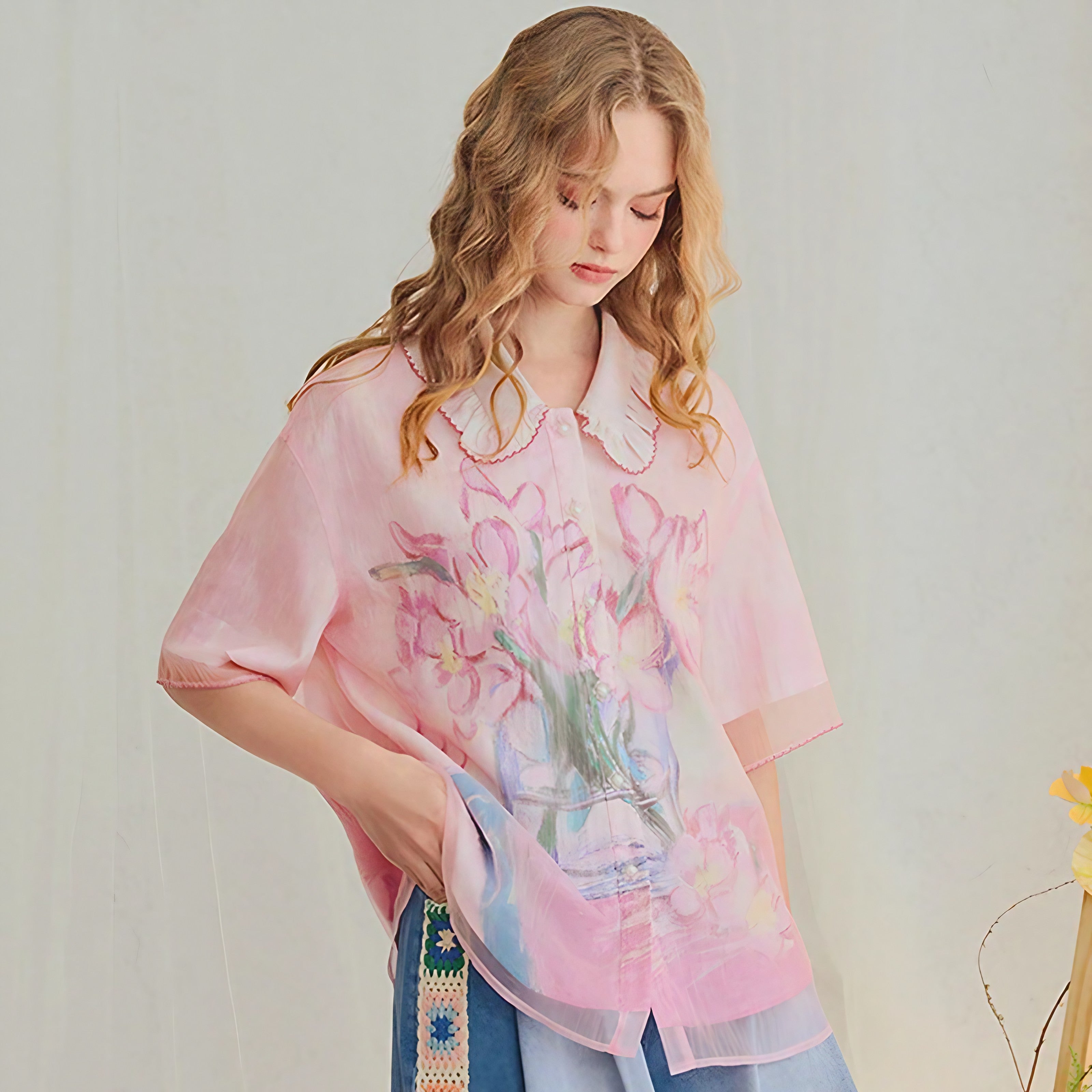Watercolor Bloom Blouse