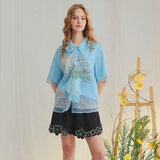 Watercolor Bloom Blouse