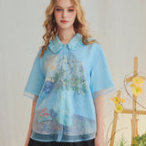 Watercolor Bloom Blouse