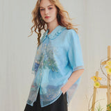 Watercolor Bloom Blouse