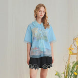 Watercolor Bloom Blouse