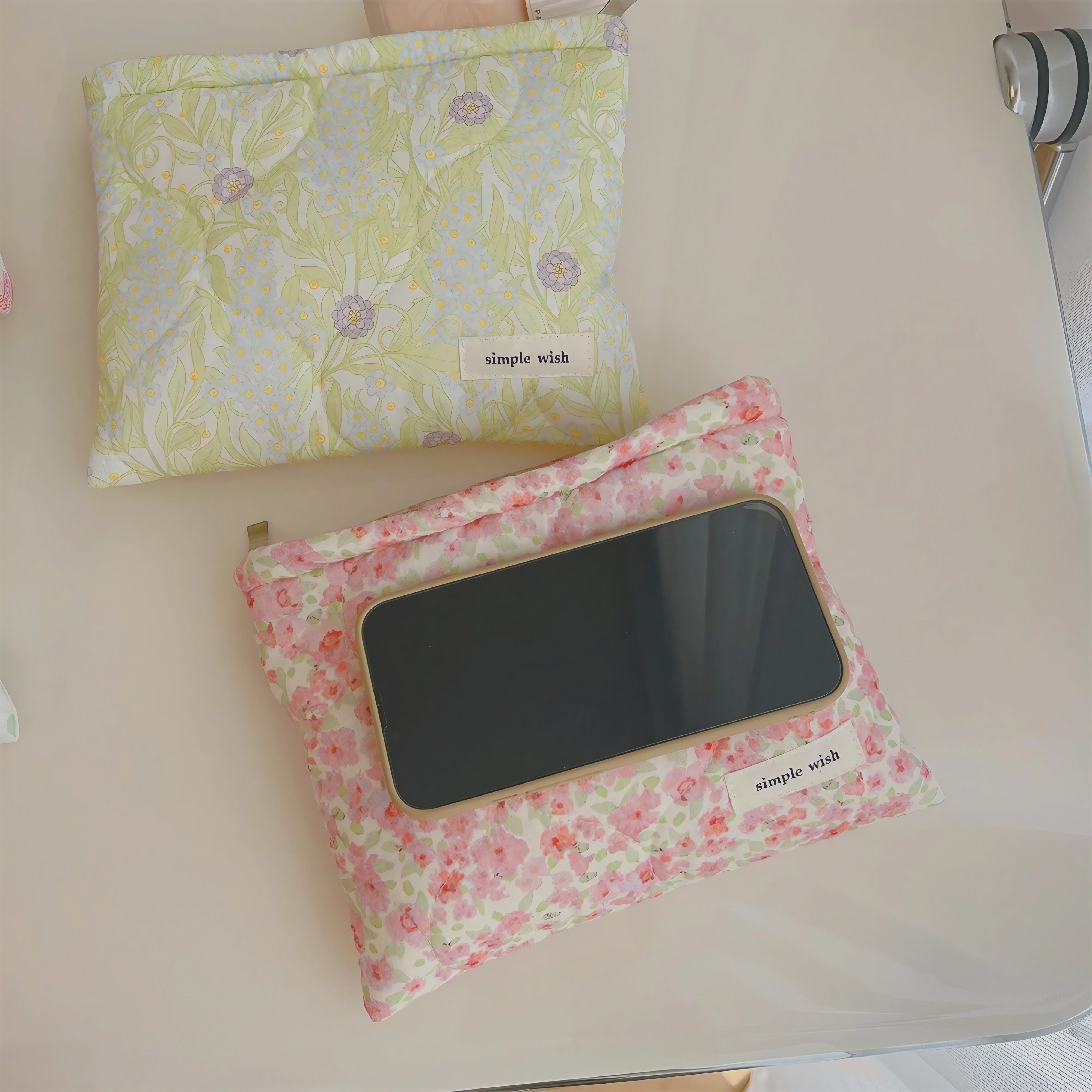Watercolor Bloom Pouch