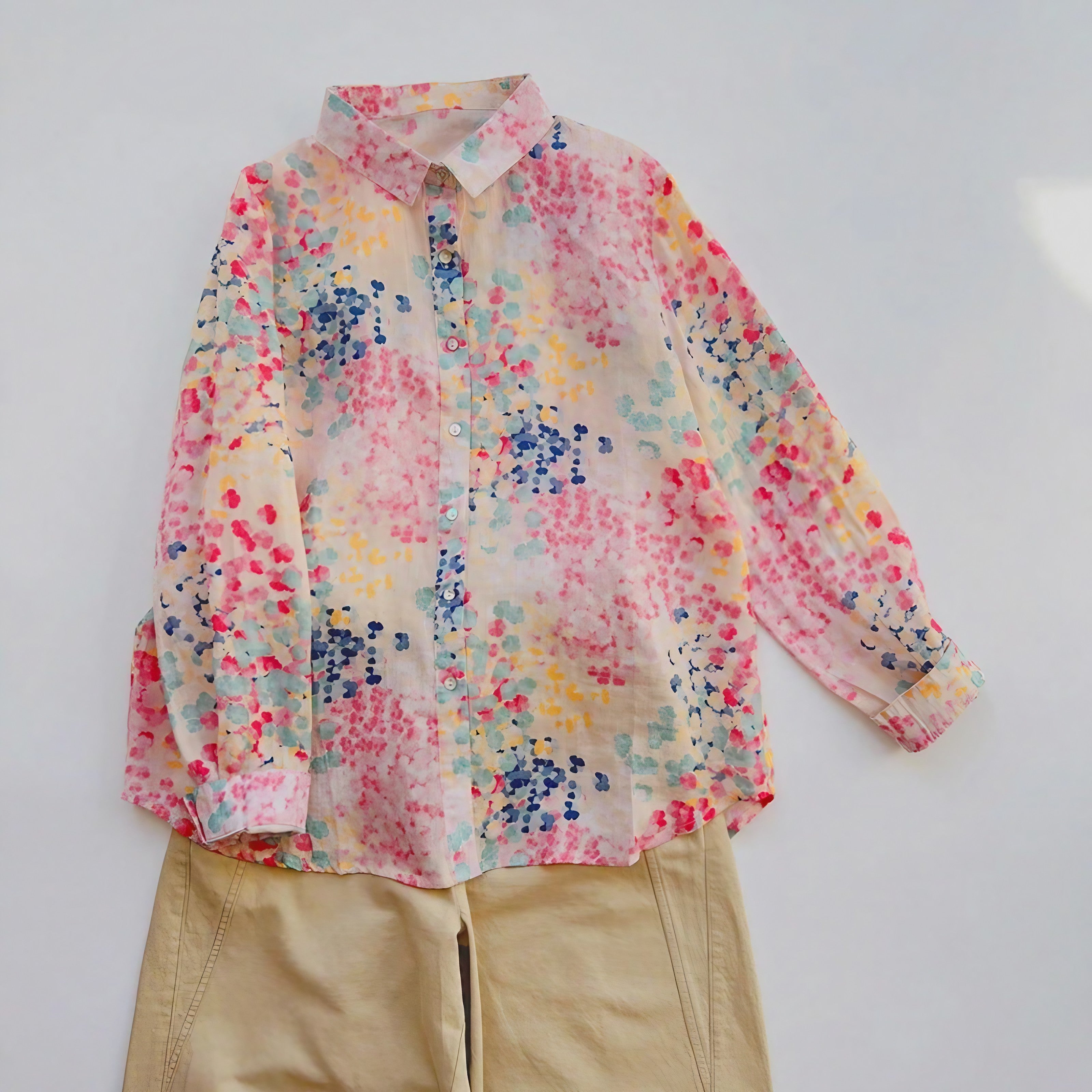 Watercolor Meadow Blouse