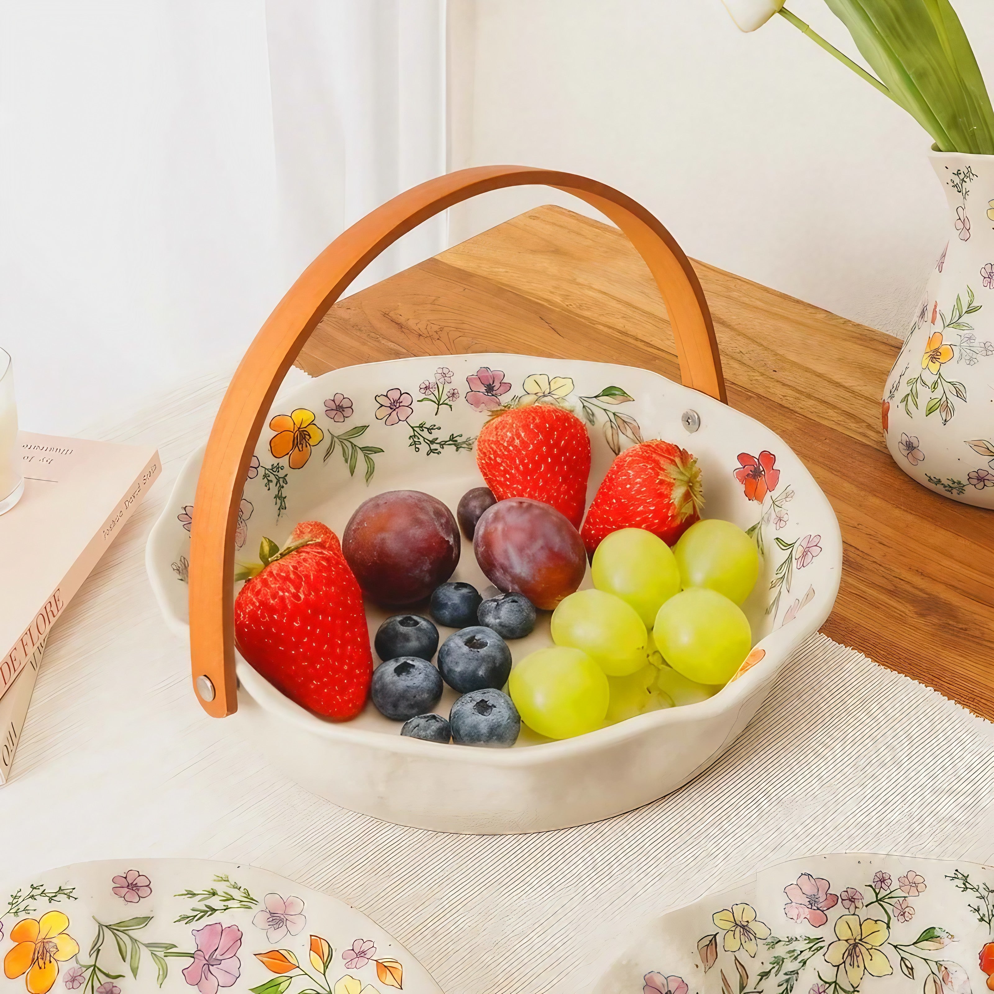Wildflower Picnic Serving Bowl