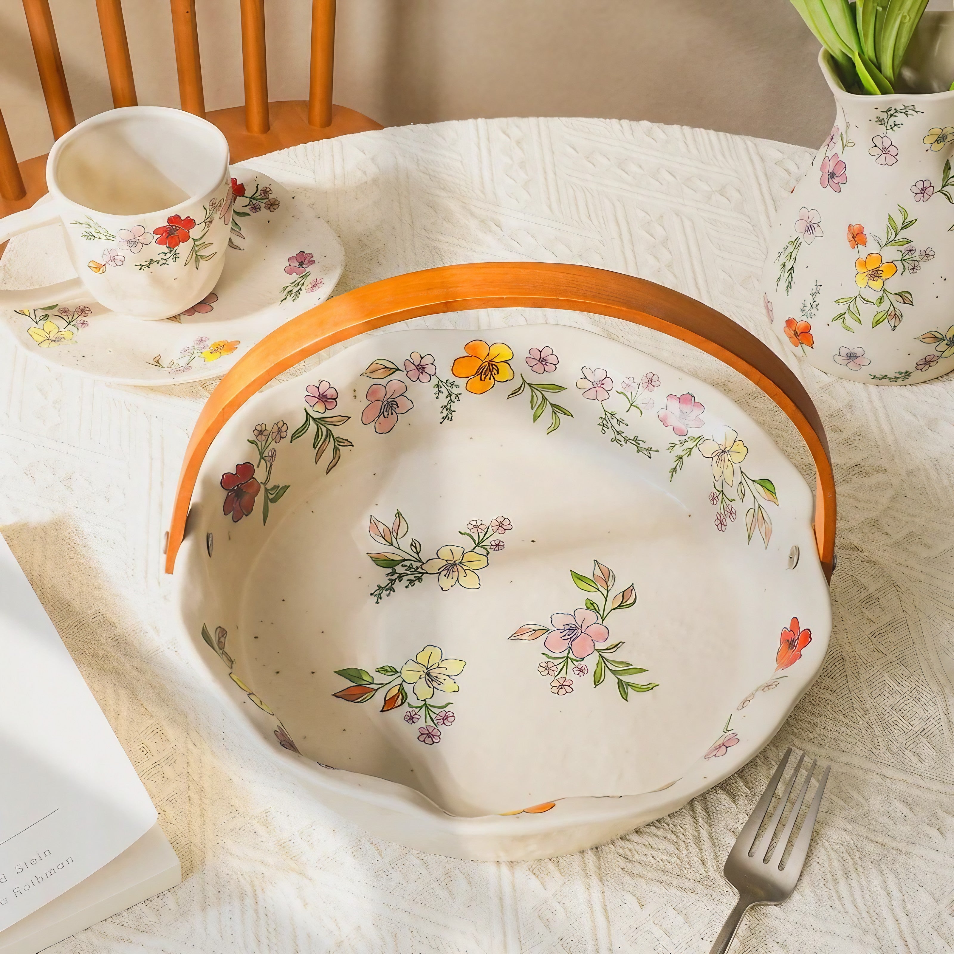 Wildflower Picnic Serving Bowl