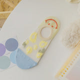 Smiley Bloom Mesh Socks